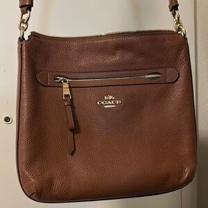 Coach Tan Leather Crossbody Bag